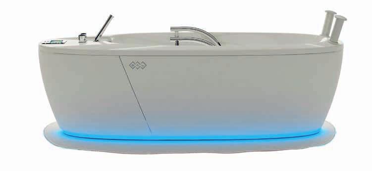 WELLNEA NEPŘEKONATELNÝ KOMFORT & LUXUS RELAXAČNÍ VANY PRO SPA & WELLNESS ZAŘÍZENÍ DOKONALÁ ERGONOMIE S OPTIMÁLNĚ UMÍSTĚNÝMI MASÁŽNÍMI TRYSKAMI Základní vlastnosti a příslušenství: pohodlná obsluha