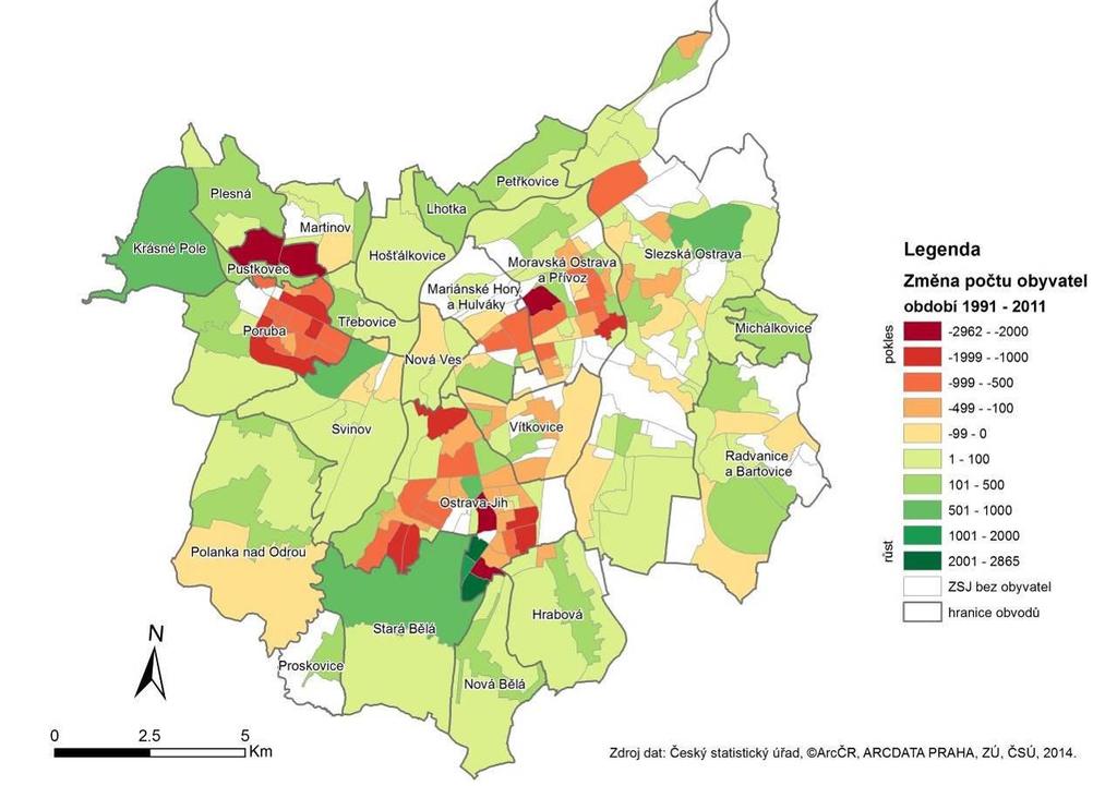 Expertní hodnocení Citlivost (Socio-ekonomické analýzy) Hustota zalidnění Změny počtu obyvatel Podíl dětí a podíl obyvatel