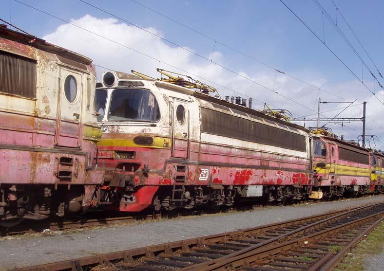 Modernizace lokomotiv Lokomotivy, které byly předmětem modernizace, se nacházely v neprovozním stavu, v různém stupni procesu rušení, částečně s odebranými díly.
