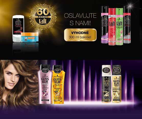 Taft gel 150 ml, 18,600 /1 L Taft vosk 75 ml, 37,200 /1 L