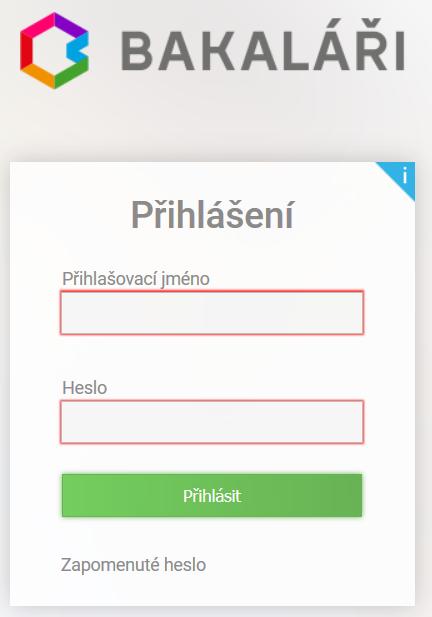 cz nebo vyhledejte naši školu a adresa se zapíše automaticky, zadejte uživatelské jméno a heslo. Mobilní aplikace slouží hlavně k rychlému zjištění nových známek, informací na nástěnce apod.