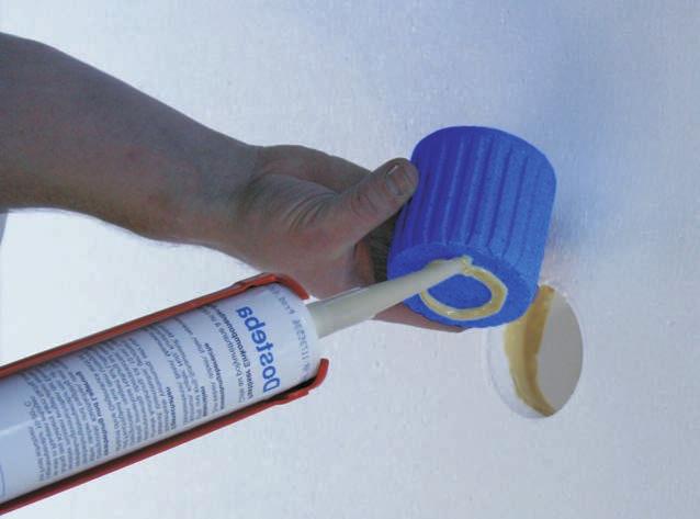 2.004 Montážní váleček ZyRillo -PE Fixation cylinder ZyRillo -PE Požadavek pro maximální zatížení Pro využití maximální nosnosti montážního válečku ZyRillo -PE se předpokládá správná instalace do