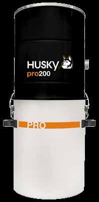 HUSKY Pro 200 HEAVY DUTY suché i mokré sání HUSKY Pro 200 P20-290-EU-H Podlahová plocha nad 400 m 2 Počet zásuvek nad 10 ks Max.