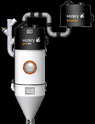 HUSKY H 2 O Pro HEAVY DUTY H 2 O suché i mokré sání HUSKY Pro 500/600 s jednatkami HUSKY Booster P500-EU-H/P600-EU-H Podlahová plocha 600/1000 m 2 Počet zásuvek 10/20 a více ks Max.