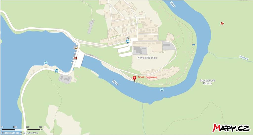 Občerstvení: Mezi dopoledním a odpoledním kolem bude vyhrazena přestávka na oběd a ten je možné pořídit v nedaleké obci Třebenice. Restaurace V Proudech.