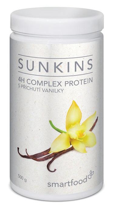 4H COMPLEX PROTEIN s př í chutí vanilky kakaový Jedna porce