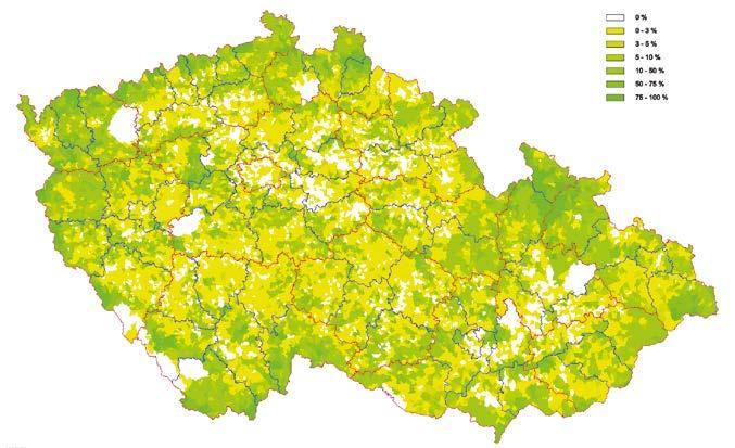 Pozemky v evidenci Lesů České republiky, s. p.