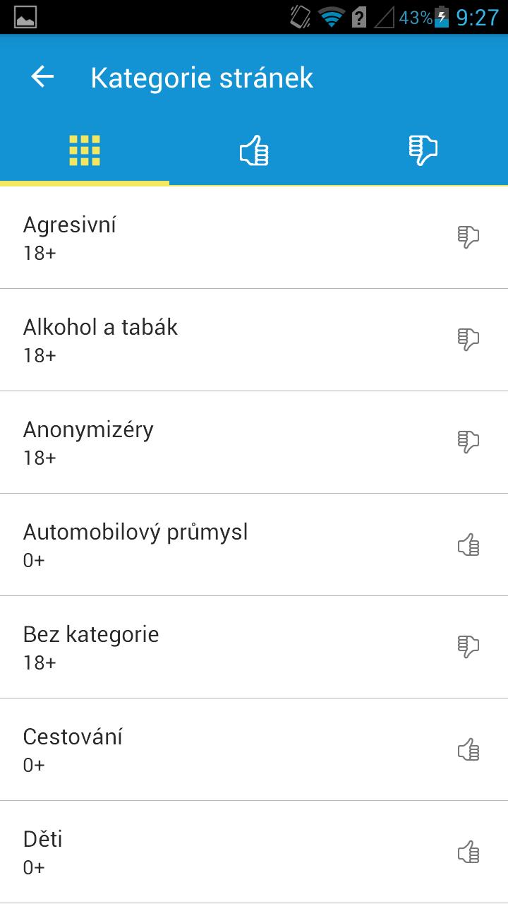 7.1 Webový strážce Prostřednictvím webového strážce nechte děti objevovat zákoutí internetu, ale zároveň jim blokujte přístup na stránky s nevhodným obsahem.