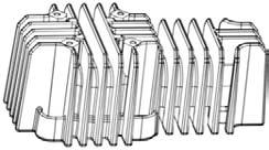 604031092-000 Kľuka 1V D,DM 604031117-000 Kľuka DS,DE * D