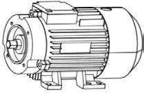 035110019-000 Elektrický motor XZM 100V/60Hz DS,DE 035110034-000 Elektrický motor 120V/60Hz,