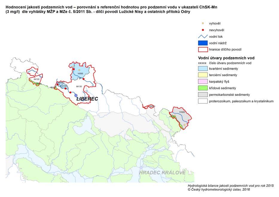 Zpráva o množství a jakosti podzemních vod dílčí povodí Lužické Nisy a ostatních