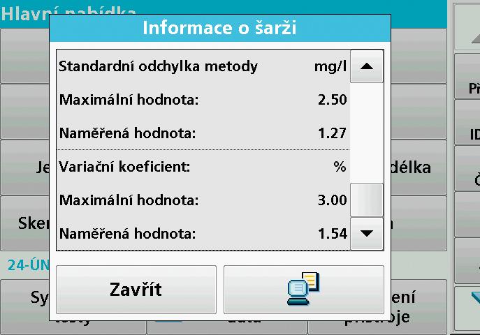 Data jsou vždy spolehlivá a přehledná, bez