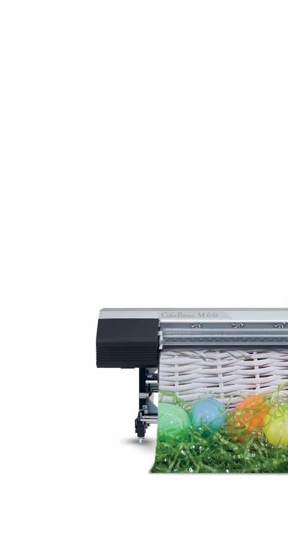 Velkoformátový tisk Brilantní, konzistentní barvy fotorealistické výsledky Otevřete si nové zdroje příjmů Velkoformátové tiskárny od společnosti OKI vytvářejí brilantní barvy a vynikající detaily