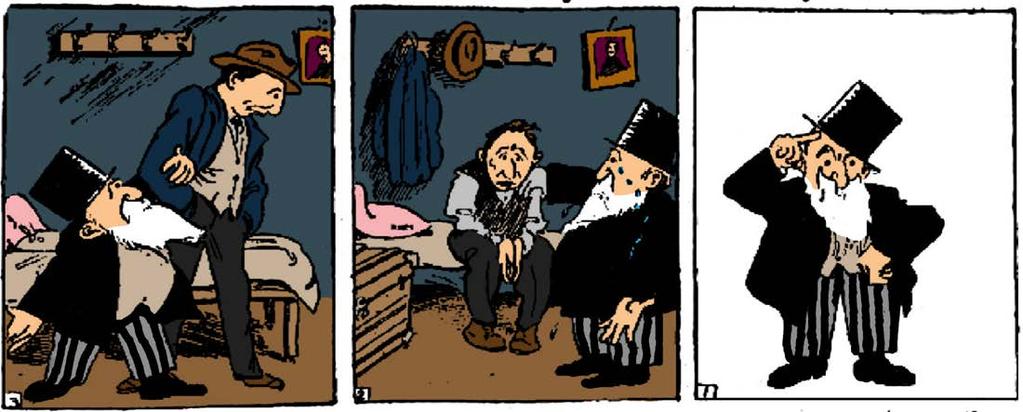JEWS NEWS www.lauderky.cz Příhody dohazovače Gimpla Originální jidiš komiks v novém kabátě Profese dohazovače patřila neodmyslitelně k tradiční židovské společnosti ve štetlu.