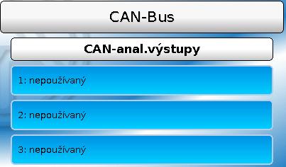 CAN-Bus CAN digitální vstupy Naprogramovat můžeme až 64 digitálních síťových vstupů. Ty jsou nastaveny zadáním vysílacího čísla uzlu a čísla síťového výstupu vysílacího uzlu.