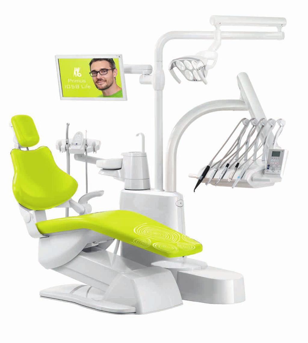9 Přehled všech novinek: Nové křeslo pro pacienty. S jistotou a zcela uvolněně.