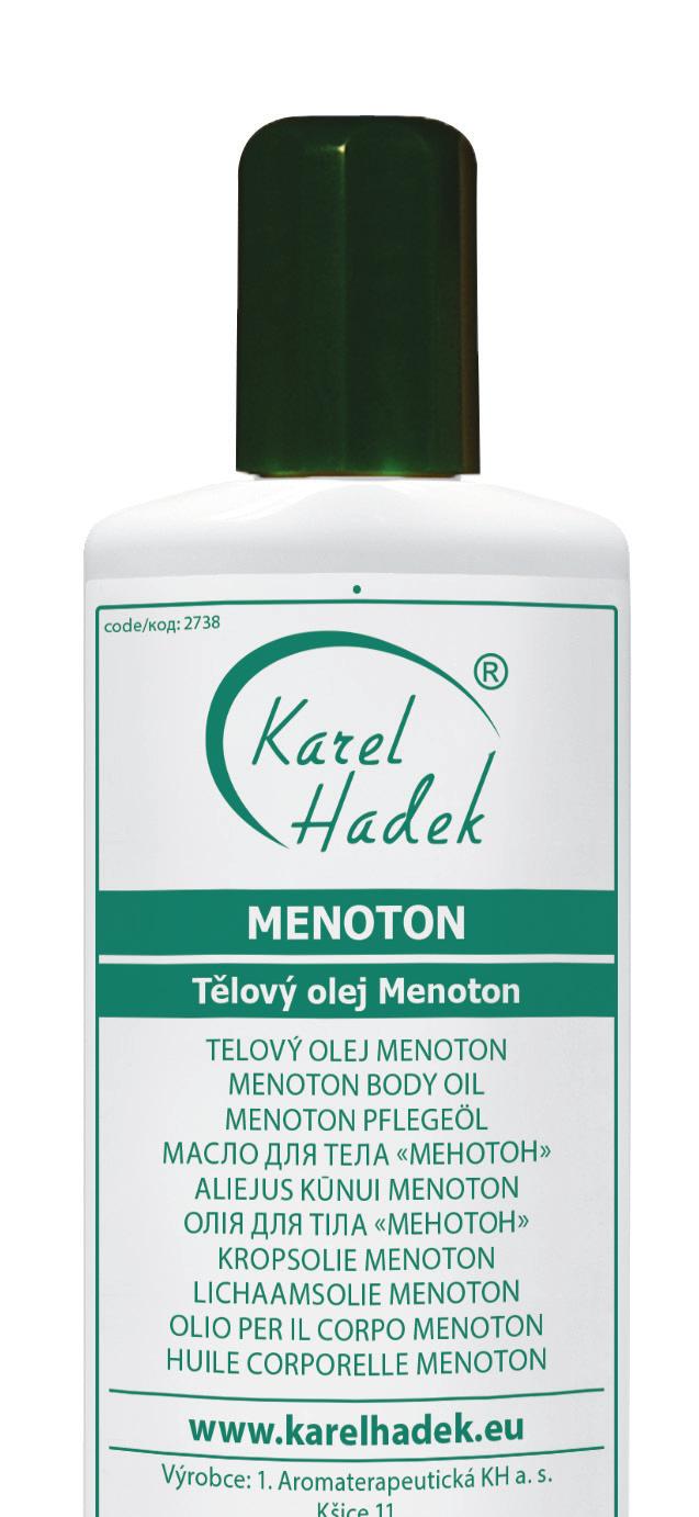MENOTON Sada Sada aromaterapeutických přípravků pro péči o pokožku v období hormonální nerovnováhy (klimakterium,