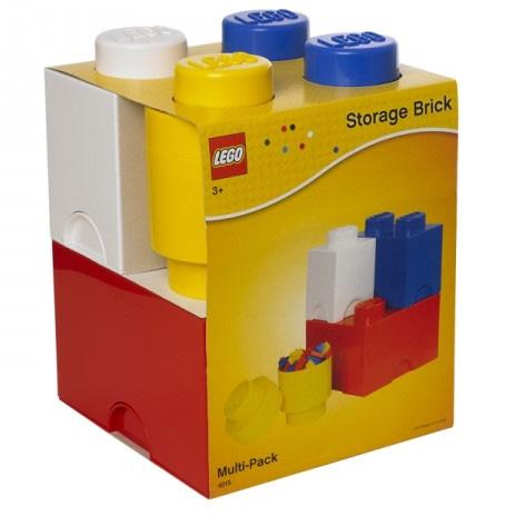 MULTI PACK 3KS Nechte své děti uklízet s úsměvem. Tyto velké LEGO úložné boxy jsou vhodné pro hru, stavění, nebo pro úklid hraček, např. kostiček z LEGO stavebnic.
