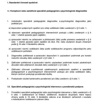 Standardní celoroční činnost poradny Ve školním roce 2016/2017 byla převážná část individuálních vyšetření dětí a žáků věnována řešení výukových problémům žáků (44,1 %), problematice školní zralosti