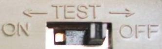 3.3. Zapnutí fotopasti K zapnutí fotopasti posuňte vypínač do polohy TEST nebo ON. 3.3.1. TEST Režim testování aktivujete přepnutím vypínače do polohy TEST.
