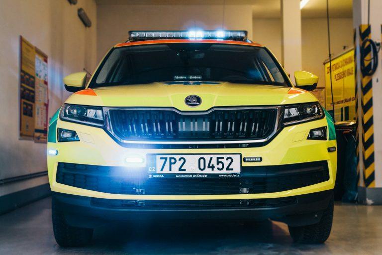 ŠKODA KODIAQ Vyjíždějí k závažným případům, zachraňují lidské životy.