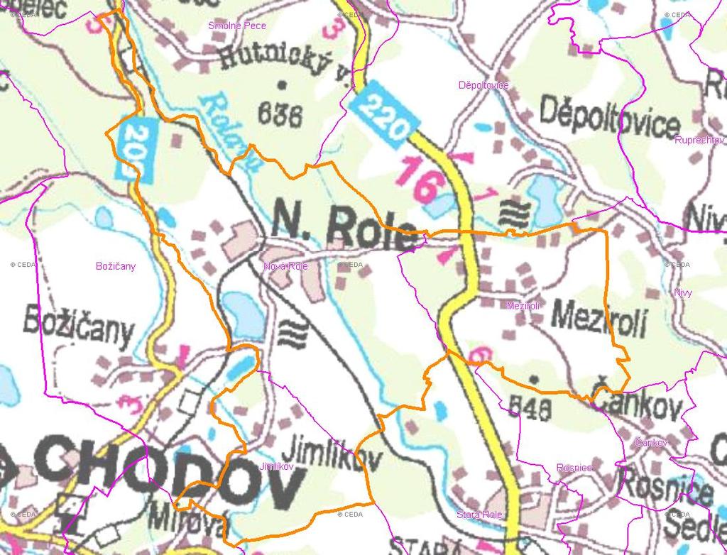 (karta obce: CZ41_47_3) A. NÁZEV OBCE Název části obce (ZSJ): Mapa A: Území obce Přehledová mapka Kód části obce PRVK: CZ41.343.413.