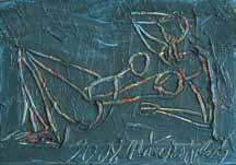 54. Ivan Komárek (1956) Propletenec akryl, plátno, 2012, 120 x 170 cm, sign. DU I.