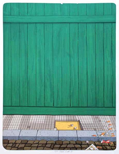 Adolf Born (1930 2016) Melancolia litografie, 48,3 x 65,5 cm, sign.