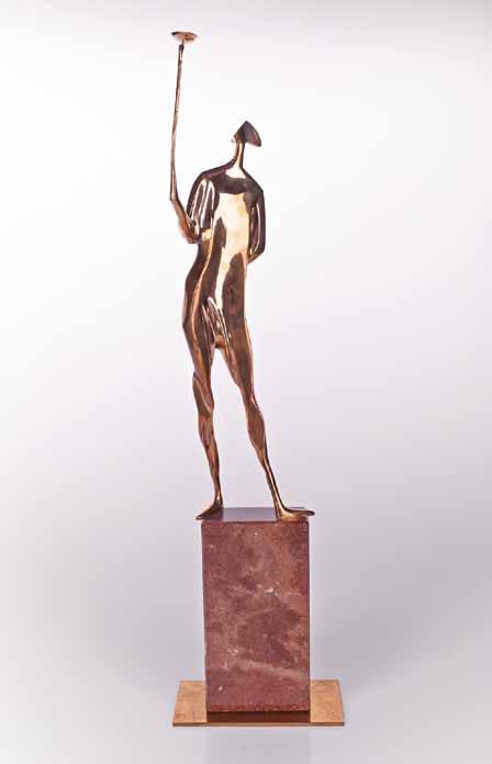 Otto Sukup (1926 2012) Z Valašského cyklu polychromované dřevo, v.