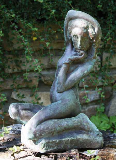 97 96 96. Jan Štursa (1880 1925) Melancholické děvče bronz, 1906, v.