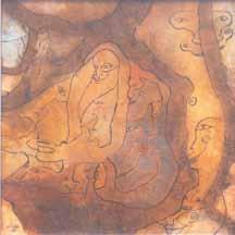 354 351 356 352 353 351. Jaroslav Hořánek (1925 1995) Stáří a mládí tempera, tuš, papír, 1991, 44 x 43,5 cm, sign.