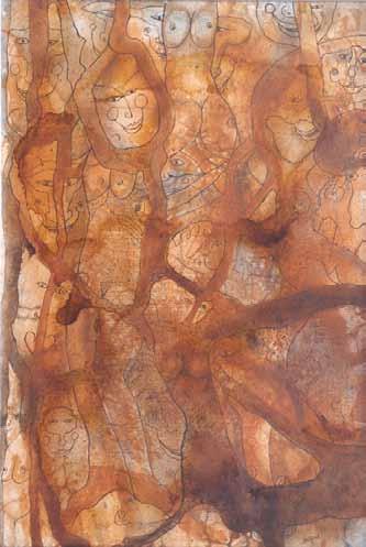 358. Jaroslav Hořánek (1925 1995) Která je Salome? tempera, tuš, papír, 1991, 100 x 70 cm, sign.