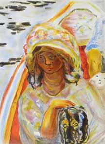 Cyril Bouda (1901 1984) Lovecký roh kamenorytina, 34 x 24,5 cm, sign. PD C.