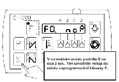 5.4.6.Nastavení multifunkční klávesy F Klávesa F je programovatelné tlačítko, kterým můžete rychle aktivovat funkci, kterou této klávese přiřadíte. Můžete použít těchto 7 funkcí : F0.