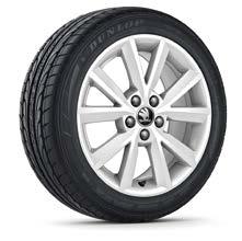 22 Disk z ľahkej zliatiny Italia 7,0J x 16" pre pneumatiky 215/45 R16 v striebornej metalickej farbe brúsený (6V0 071 496B 8Z8, cena: 137,29 ) Disk z ľahkej zliatiny Italia 7,0J x 16" pre pneumatiky