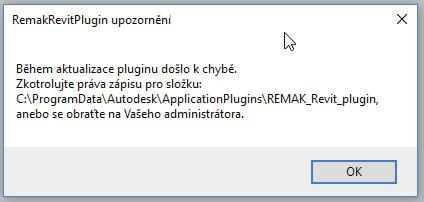 přístup (2) Při otevření programu se také kontroluje aktuálnost pluginu.