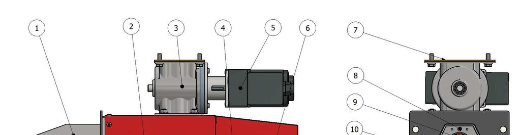 4.4 Konstrukce hořáku Peletový hořák je svařenec z nerezové oceli o síle 3 mm.