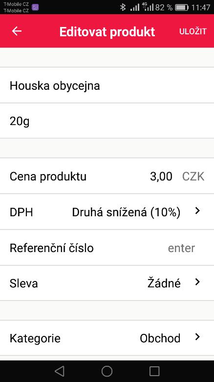 Jak editovat produkt? 1. Stiskněte a podržte produkt, který chcete editovat, dokud se nezobrazí nabídka. 2. Klikněte na Editovat produkt. 3.