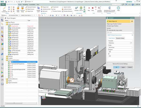 Simit - možnosti připojení simulace Další možnosti napojení na externí software SCADA OS SW např. NX podporuje další otevřené a standardní kominace pro výměnu dat.