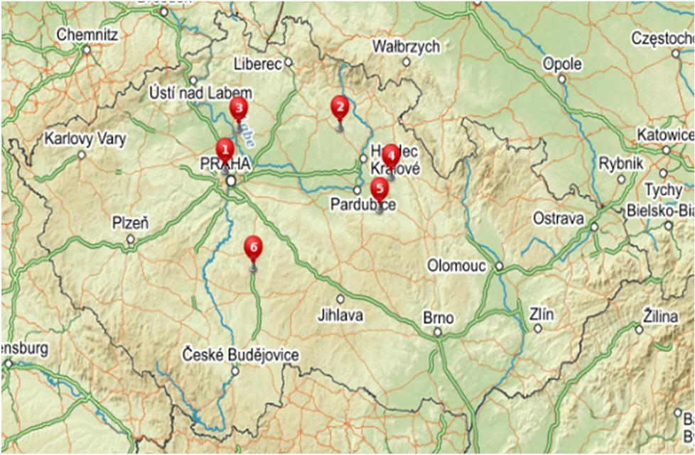 Idared (II6), Ontario (OI6), Topaz (TI6), lokalita 2 Holovousy Jičínsko: Angold (AI6), lokalita 3 Mělník Chloumek: Rubín (RI6 - Mel) Vzorky jablek organické (bio) produkce: 10 vzorků z roku 2015: