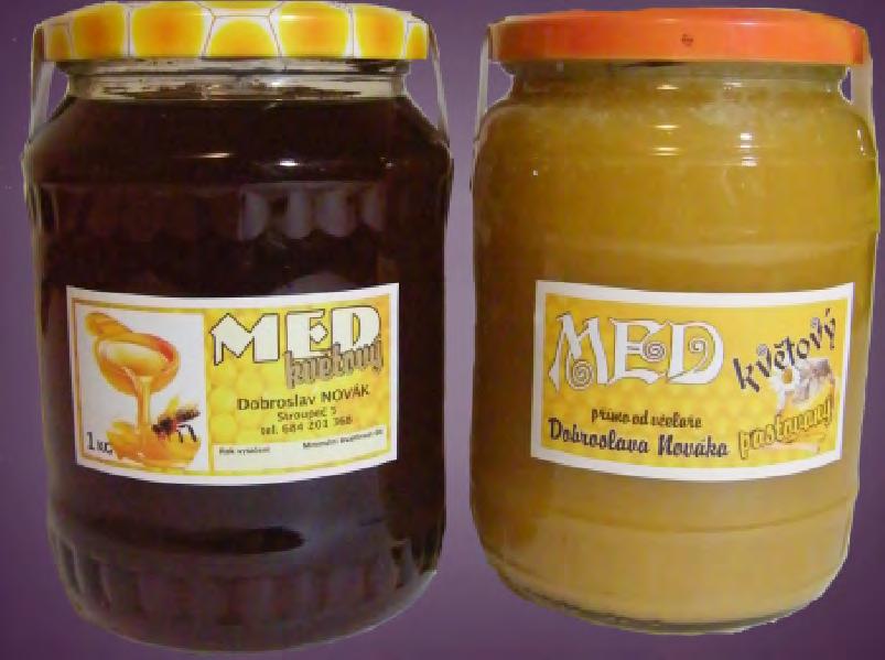 Originální etikety na med