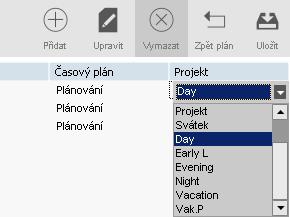 28 4 ZAČÍNÁME S POČÍTAČOVÝM SOFTWAREM TIMEMOTO Toto okno můžete vyplnit stejným způsobem jako pracovní plán. Existují čtyři různé typy začátku: Příchod: používá se k označení začátku pracovního dne.