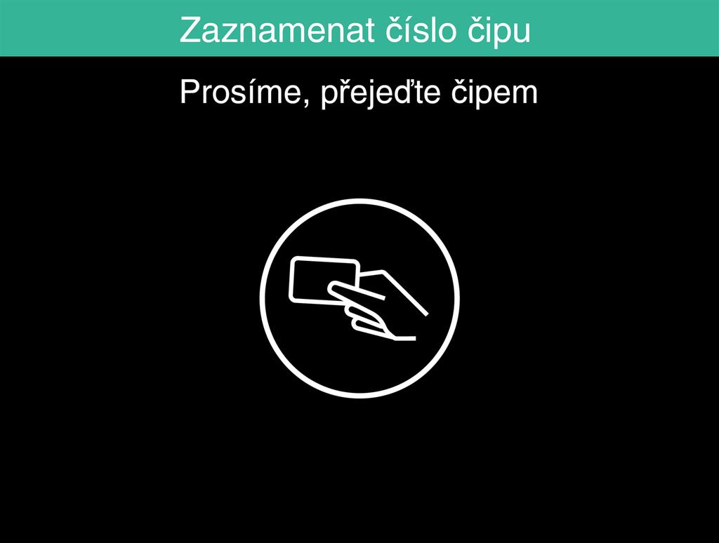 4 ZAČÍNÁME S TERMINÁLEM TIMEMOTO 37 1. Získejte kartu RFID, kterou chcete aktivovat. 2. Přihlaste se jako Vedoucí. 3. Přejděte do Správy uživatelů. 4.