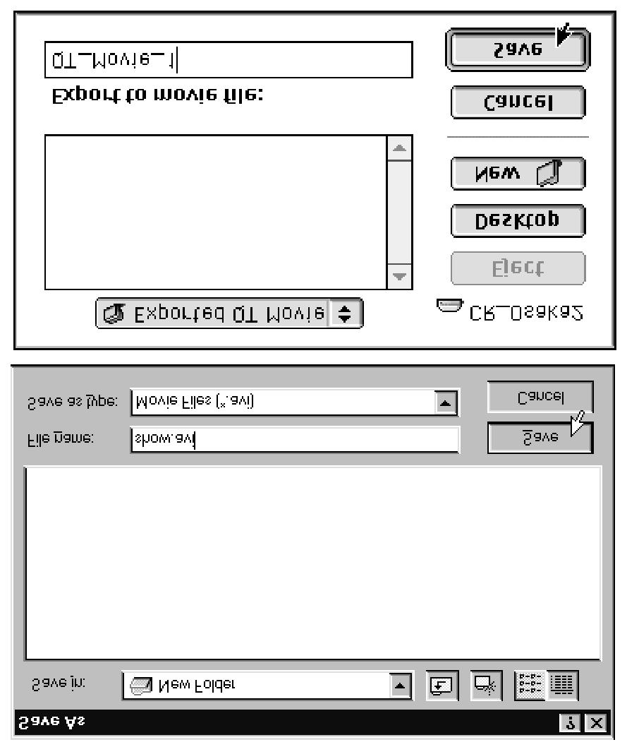 Prezentace 2. Zvolte velikost obrazu (Frame size) a klepněte na tlačítko OK. U počítačů Macintosh klepněte na tlačítko Save (Uložit). Zobrazí se dialogové okno pro ukládání souborů.
