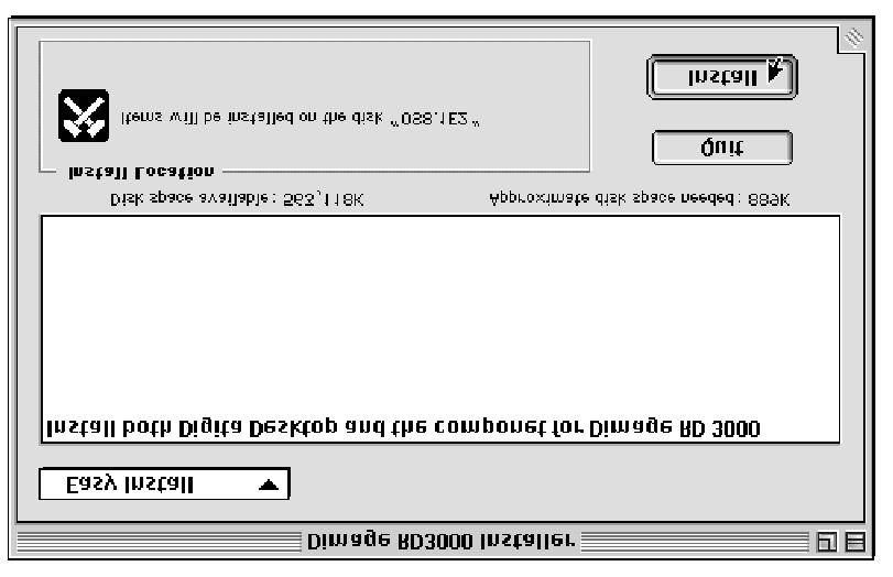 Instalace programového vybavení 5. Poklepejte na ikonu Dimâge RD 3000 Installer. Otevře se Software License Agreement (Licenční ujednání). Pozorně si je celé přečtěte.