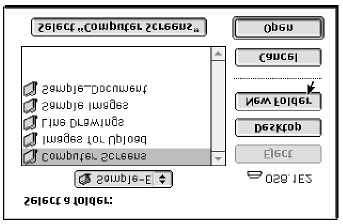Náhledové okno Macintosh 1. Zobrazte snímky, uložené na pevném disku, podle postupu na stránce 48. 2.