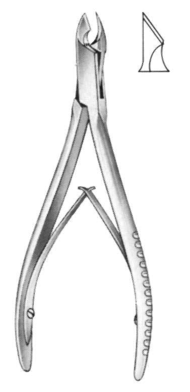 115 08 1030,0 cm KLEŠTĚ ŠTÍPACÍ RONGEURS ostří - edge ostří - edge rovné - straight 116 08 0280 14,0 cm