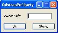 Stane-li se tak, lze Master kartu vytvořit dle kap. 7., v návodu k SBC 500/ 000, KP 100, KP 500 (není na tomto CD). Obr. 15. Odstranění karty 6.