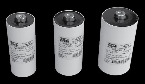 DAMPING SNUBBER CAPACITORS - SCR THYRISTORS TLUMÍCÍ KONDENZÁTORY - SCR TYRISTORY Application Damping capacitors are used for protecting semiconductors (SCR thyristors).