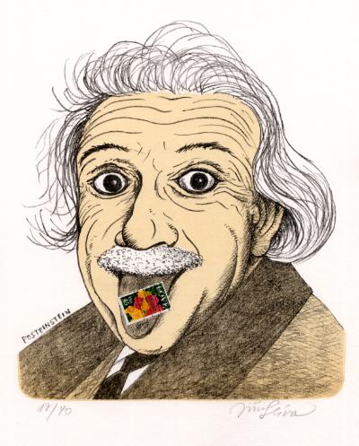 Posteinstein, barevná litografie, 2016 Jiří Slíva Nadání je touha: Friedl Dicker-Brandeis a výtvarný vzdělávací experiment Dvacáté století bývá někdy označováno jako století žen.